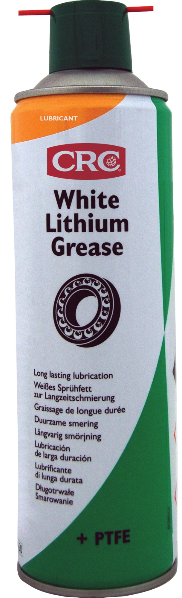 Grasa blanca en spray lubricación de larga duración de maquinaria.